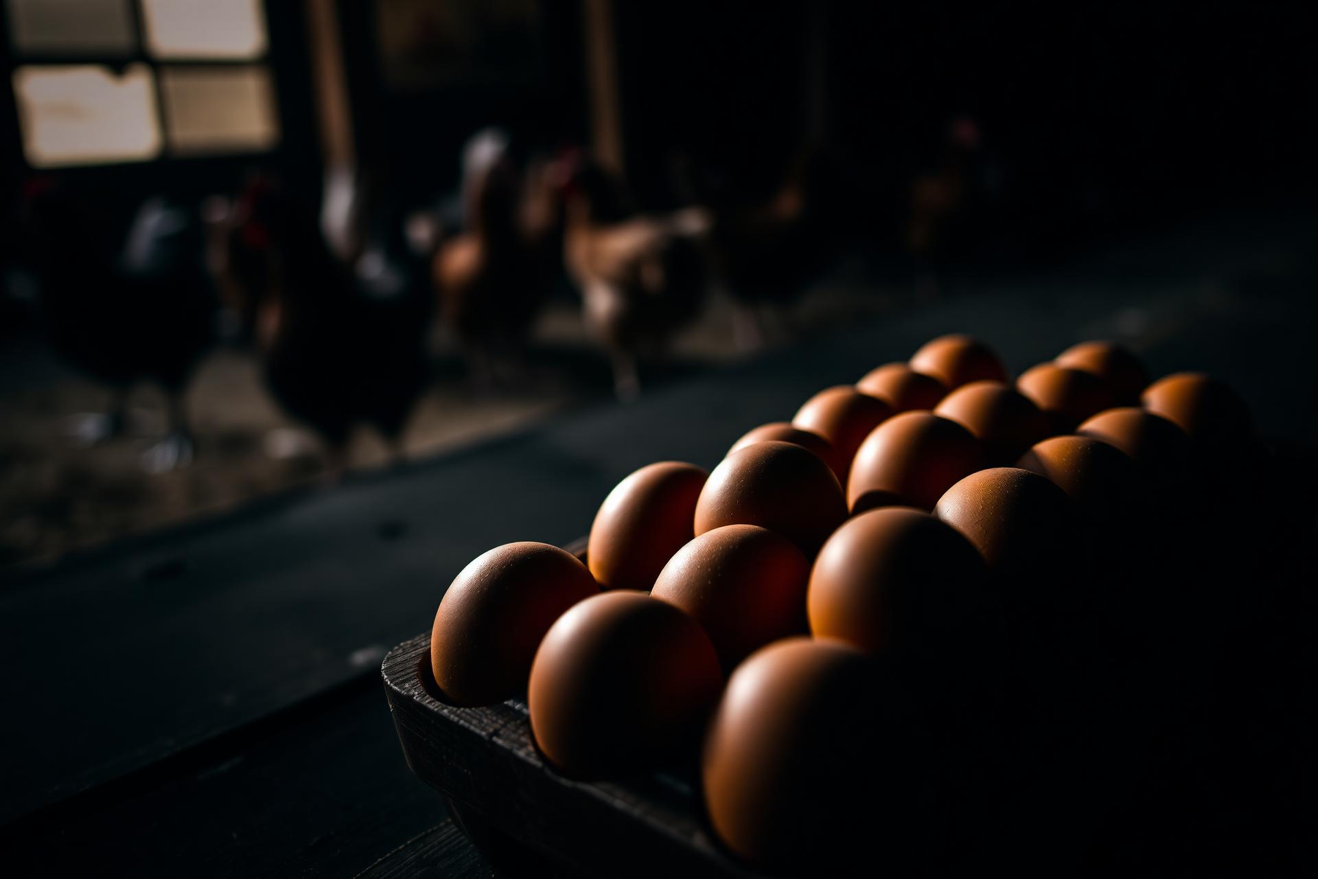 Huevos al por mayor directo de granja Huevos frescos de granja listos para venta al por mayor
